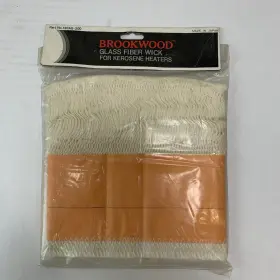 120ag-200 Brookwood Glass Fiber Wick For Kerosene Heaters Part New Old Stock