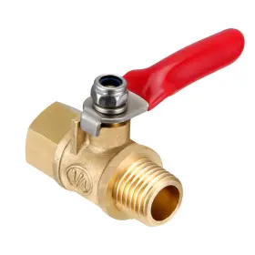 Bv-01 Bvt 1/4 Inch Ball Valve Npt Air Compressor Brass Female Male Shut Off Small 1