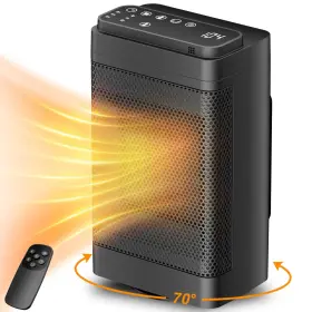 Ynd-1201d Cacule Space Heater Indoor With Thermostat Max Temperature 104 F 1500w Portable He