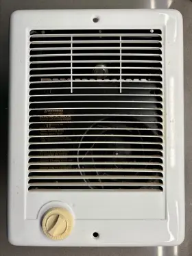 2000w Cadet 02873 240v Com-pak Fan-forced Electric Wall Heater - Full Kit White C202