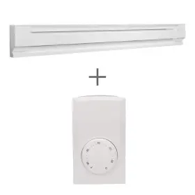 20007 Cadet 72 Inch 240/208-volt 1 500/1 125-watt Electric Baseboard Heater In White With
