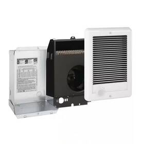 Cadet 313096195131 240-volt 1 500-watt Com-pak In-wall Fan-forced Electric Heater In White