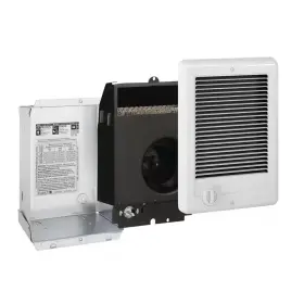 Cadet 445004041056 120-volt 1 000-watt Com-pak In-wall Fan-forced Electric Heater In White With The