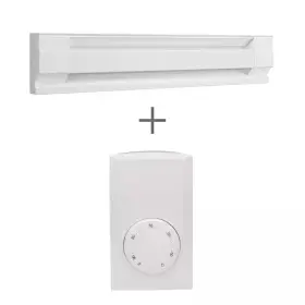 Cadet 445027485493 36 Inch 240/208-volt 750/563-watt Electric Baseboard Heater In White With Wall Th