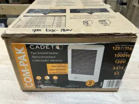 67549 Cadet 120-volt 1 000-watt Com-pak In-wall Fan-forced Electric Heater-white