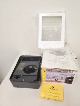 Csc102w Cadet 240-volt 1 000-watt Com-pak In-wall Fan-forced Electric Heater