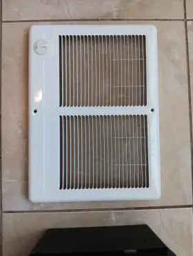 L402 Cadet 240/208-volt Com-pak Twin In-wall Fan-forced Electric Heater In White
