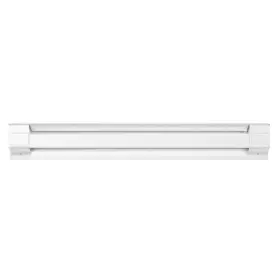Mo09954 Cadet 48 Inch White Steel 1000w 240v Convection Electric Baseboard Heater Bedroom Warmer