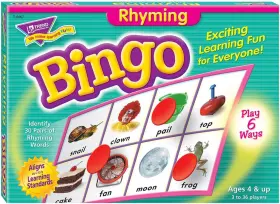 Tept6067 Cadet Trend Enterprises Rhyming Bingo Game Exciting Way For Everyone To Learn