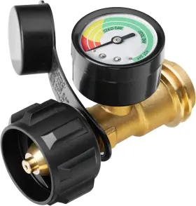 Pg01 Calpose Propane Tank Gauge 3 Colors Coded Universal For Cylinder Grill 1 Pack