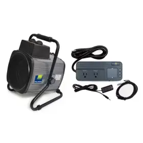 Canopia By Palram 445056812826 1500-watt Portable Splash Resistant Greenhouse Fan Heater With Digital Thermosta