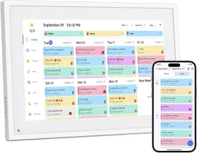 Canupdog 739719506878 Digital Calendar 10.1inch Smart Wifi And Chore Chart