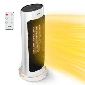 Caynel 940981301120 Home Oscillating Tower Ceramic Heater With Adjustable Thermostat 12-hour Timer