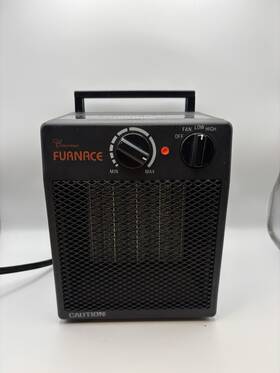 Ceramic 858662 Vintage Furnace Space Heater Model 1500w Functional And Heats Quick