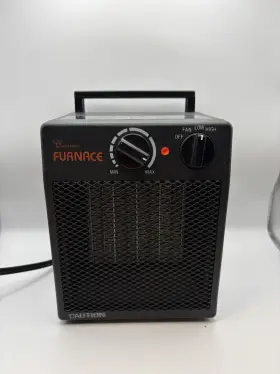 858662 Ceramic Vintage Furnace Space Heater Model 1500w Functional And Heats Quick