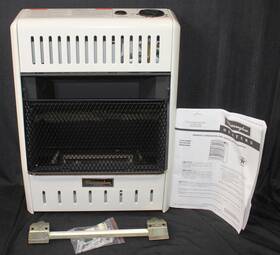 Charmglow 800084000732 Natural Gas Wall Mount Heater Cgn100mb Unused New 10000 Btu Vent Free