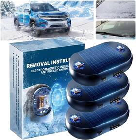 Chencanwei 313042864883 3pcs 2026 New Solar Anti-freeze Electromagnetic Car Snow Removal Device Lnt