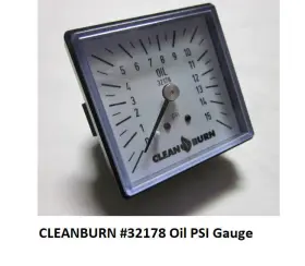 32178 Clean Burn Waste Oil Heater #32178 Psi Gauge Free Shipping