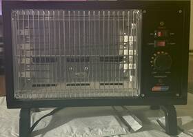 Climate Keeper 125232 Portable Wire Element Radiant Space Heater 1250-1500w Black