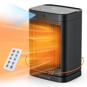 Cofeow 762715288318 Space Heaters With Motion Sensor Portable For Indoor Use Electric Sma