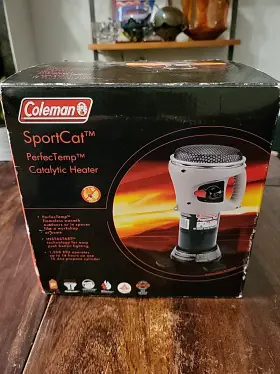5035a751 Coleman Sportcat Perfectemp Catalytic Propane Heater 1500 Btu 5035 Unused