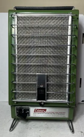 5445-708 Coleman 5445-788 Adjustable 2000-5000 Btu Propane Catalytic Heater Green #5445-708 12/72