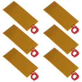 Coliao 687117711045 6pcs 45mmx100mm Film Heater Plate Adhesive Pad Pi Heating Elements 24v