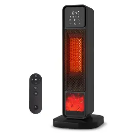 1500w Colliford 730198964715 Space Heater For Indoor Use Large Room With 3d Flame Effect El