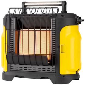 Comfort Gear Tv-119921 10000btu Portable Propane Gas Lp Indoor Outdoor Space Heater Black/yellow Home