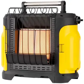 Tv-119921 Comfort Gear 10000btu Portable Propane Gas Lp Indoor Outdoor Space Heater Black/yellow Home