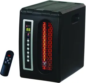 Qde1320 Comfort Glow 796084321925 Heater Length 13.25in Width 7.5in Height 12in Black Remote