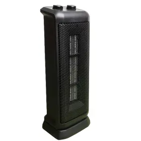 Ceh625 Comfort Glow Oscillating Ceramic Tower Heater 750w/1500w Portable With Thermostat