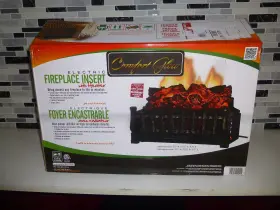 Elcg251 Comfort Glow Electric Log Heater Insert With Flame Projection