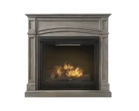 Gfd4605r Comfort Glow Dual Fuel Ventless Gas Fireplace With Remote - Pewter Oak Finish