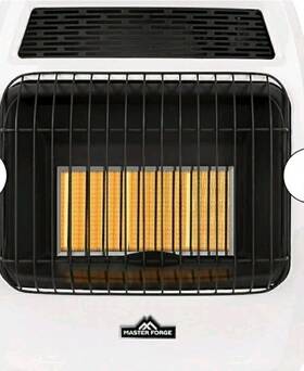 Comfort Glow Kwd326 Master Forge 18 000 Btu #56952 Vent-free Wall Heater Ng/lp Indoor Garage Used
