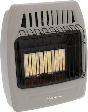 Comfort Glow Kwn391 18 000 Btu Natural Gas Wall Heater Vent-free 800 Sq Ft Indoor Heat