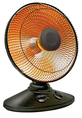 Erh375 Comfort Glow Portable Electrics Oscillating Parabolic Space Heater 1000w Radiant Dish Adjus