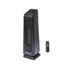 Comfort Zone 711181713893 1500w 23 Inch Electric Infrared Oscillating Tower Heater With Remote Control And
