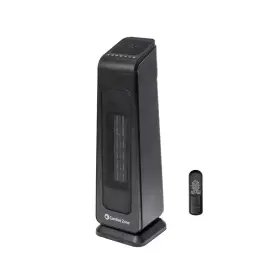 1500w Comfort Zone 711181713893 23 Inch Electric Infrared Oscillating Tower Heater With Remote Control And