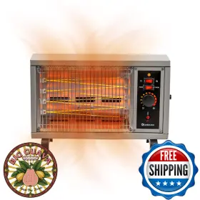 B007x5j8yo Comfort Zone Radiant Electric Wire Element Box Heater White Fast Heat
