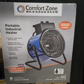 Cz275-ec Comfort Zone C275-ec 5 000-watt/240-volt Hard-wired Portable Industrial Heater