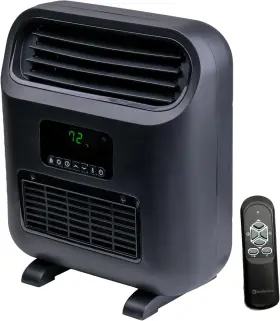 Cz12804 Comfort Zone Space Heater For Use Wall Mountable 12h Timer Thermostat 14 Inch
