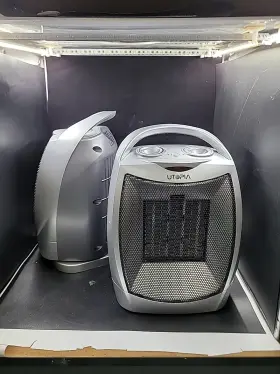 Cz12815 Comfort Zone Portable Oscillating Indoor Space Heater For Use