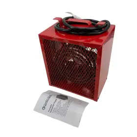 Mb3935 Comfort Zone Cz290 Red Electric Garage Heater 4800w 16000 Btu #mb3935