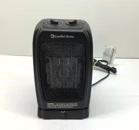 Cz448 Comfort Zone Ceramic Electric Portable Fan Heater Black 120vac 60hz