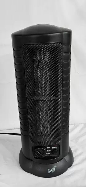 Cz488 Comfort Zone Oscillating 1500 Watt Electric Tower Ceramic Heater Model #cz488