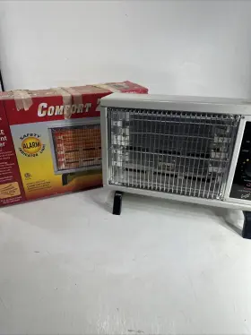 Cz530wm Comfort Zone Instant Radiant Heater 1500w Fan Forced Safety Tip Shutoff