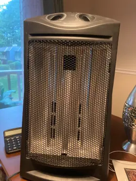Czqtv007bk Comfort Zone Czqtv007 Bk 1500w Radiant Quartz Heater - Black