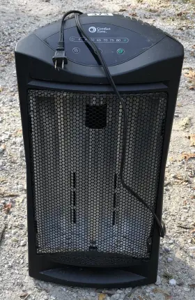 Czqtv007ebk Comfort Zone Electric Portable Space Heater 1500w Quartz