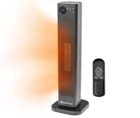 Mt1030 Comfort Zone 30 Inch Oscillating Tower Space Heater With Remote Control And Timer